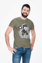 D&B Férfi/Unisex Póló PC00098 Shadowman Katonai zöld-Méret XL (PC00098ShadowmanMilitaryGreenX)