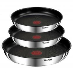 Tefal Vase de gatit Tefal Ingenio Emotion 4 piese, otel inoxidabil, antiaderent, design stivuibil (S0453824)