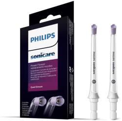 Philips Duza pentru irigator bucal Philips F3 Quad Stream, set 2 bucati, alb (HX3062/00) Irigator oral