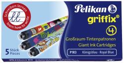 PELIKAN Patroane cerneala mari, Royal Blue Griffix, 5 buc/set Pelikan 960583 (960583)