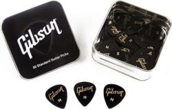 Gibson APRGG50-74H Standard Style Heavy Guitar Picks, Metal Tin, 50 Pack (GI-APRGG50-74H)