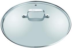 Jamie Oliver by Tefal Capac transparent din sticla Tefal Jamie Oliver B89987 28 cm cu maner din inox (B89987)