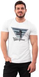 D&B Férfi/Unisex Póló ST00214 Bike Stunt Fehér-Méret 2XL (ST00214BikeStuntWhite2XL)