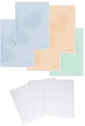 Herlitz Pachet 5 caiete A4 + coperti, 80 file, dictando, hartie 70 g/mp FSC, coperta PP, culori asortate, Herlitz PCKHZ400211758COP