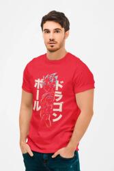 D&B Férfi/Unisex Póló AN00003 DragonBall Piros-Méret M (AN00003 DragonBall Red-SizeM)