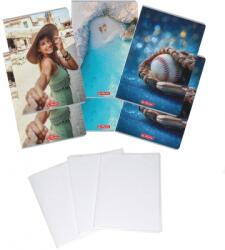 Herlitz Pachet 5 caiete A4 + coperti, 60 file, patratele, hartie 70 g/mp FSC Mix, modele asortate Megamix 2, Herlitz PCKHZ400211744COP