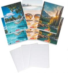 Herlitz Pachet 5 caiete A4 + coperti, 60 file, velin, hartie 70 g/mp FSC Mix, modele asortate Relax Mode, Herlitz PCKHZ400211747COP