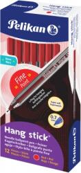 Pelikan Pix Stick Hang K86H, unica folosinta, capac + mina rosie, 12 buc, Pelikan 400206998