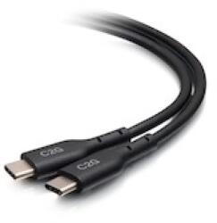 C2G USB 2.0 Type C Összekötő Fekete 2m 28881 (28881)