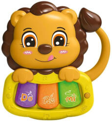 Raya Toys ian pentru bebeluși Raya Toys - Leu, portocaliu (503123368)