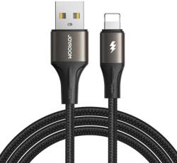 JOYROOM USB Lightning Töltő/adat Fekete 1.2m 6941237106339 (6941237106339)