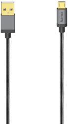 Hama micro usb kábel 480 mbps metál fekete 0, 75 m