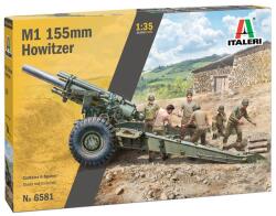 Italeri Model de asamblat Italeri Militare: Tancuri - Tun M1 de 155 mm cu echipaj, 6 figurine (ITA6581)