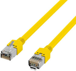 EFB-Elektronik RJ45 пач корда cat. 5e Draka, SF-UTP LSZH CU, жълта, 1 метър (K8015.1)