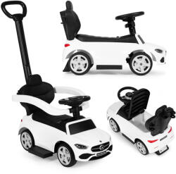 MULTISTORE Bébitaxi, Multistore 668, Mercedes C-osztály, fehér, 64 x 90 x 35 cm, kormánydudával és indításhanggal, ülés alatti tárolóval, borulásgátlóval, szülői tolókarral, 12 hónapos kortól, teherbírás: 25 kg,