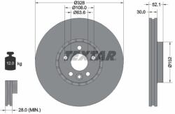 TEXTAR Disc frana TEXTAR 92196305