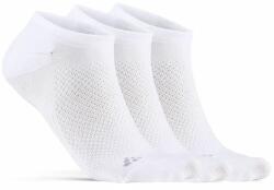 Craft Șosete Core Dry Footies 3-Pack White 34-36