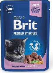 Brit Premium Kitten tasakos fehérhallal kölyök macskáknak (24 x 100 g = 1 karton) 2.4kg