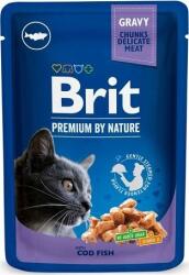 Brit Premium Cat alutasakos macskaeledel tőkehallal (48 x 100 g) 4.8kg