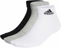 adidas Șosete Cushied Sportswear Ankle Socks 3 Pairs Grey/White/Black XL