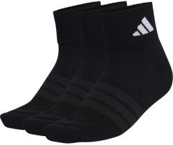 adidas Șosete Cushied Sportswear Ankle Socks 3 Pair Pack Black/Black/White XS