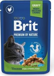Brit Premium Cat tasakos csirkeszeletekkel ivartalanított macskáknak (24 x 100 g = 1 karton) 2.4kg