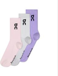 On Șosete Logo Sock High 3P Orchid/Bloom M