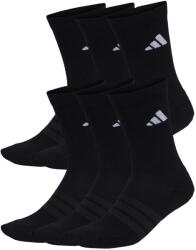 adidas Șosete Cushied Crew Socks 6 Pair Pack Black/Black/White M
