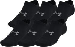 Under Armour Șosete Essential No Show 6pk Black / Black / Castlerock S