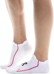 On Șosete Court Sock Low White/Pink XS