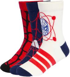 adidas Șosete pentru copii Marvel Kids Spider-Man Socks Pure Ruby/Dark Blue/Off White XS