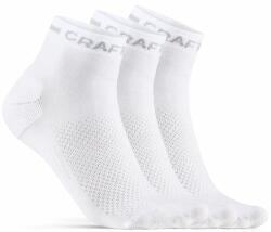 Craft Șosete Core Dry Mid 3-Pack White 34-36