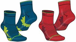 Inov8 Șosete Trailfly Trailfly Sock Mid Blue/Red S