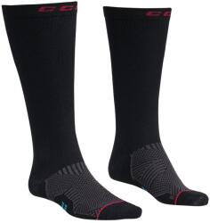 CCM Șosete de hochei Compressi Proline Knee Black/Red Unisize EUR 37-40