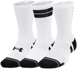 Under Armour Șosete Perf Tech Nov 3pk Crew White/White/Black L