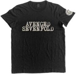 Avenged Sevenfold Logo & Death Bat (Applique) Black XL Риза (ASAPSLUB01MB04)