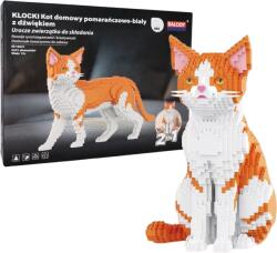 QBI QBI, Pisica 2 in 1 cu sunet, blocuri de constructie, 2341 de piese