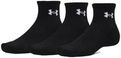 Under Armour Șosete Performance Cott 3p Qtr Ultimate Black/Ultimate Black/White M