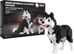 QBI QBI, Caine Husky, 3 in 1, cuburi de constructie, 1046 de piese