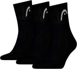 Head Șosete Tennis Club Short Crew Black (3 Pack) EUR 39-42