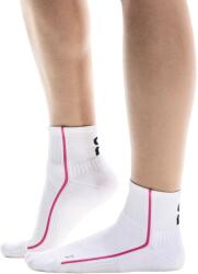 On Șosete Court Sock Mid White/Pink XS