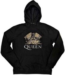 Queen Crest Black L Pulóver (QUHD22MB03)