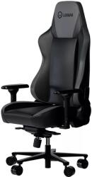 LORGAR Gamer szék, multiblokk mechanizmus, 4D karfák, 5 csillagos alumínium láb, gázlift, PU görgők, szövet műbőr, fekete-szürke