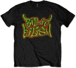 Billie Eilish Graffiti Rövid ujjú póló Black L (BILLIETS06MB03)
