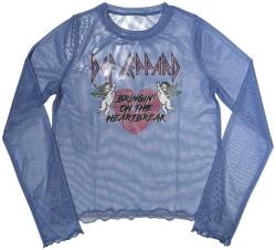 Def Leppard Bringin On The Heartbreak (Mesh) Blue S Női Ing (DEFLMCT42LBL01)