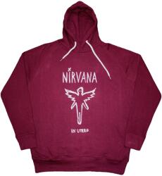 Nirvana In Utero Outline Maroon Red L Pulóver (NIRVHD53MM03)