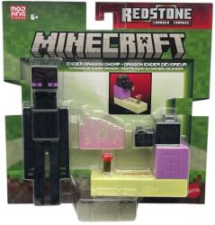 Mattel Set de joaca cu figurine, Minecraft, Redstone, Ender Dragon Chomp, JKK05 Figurina