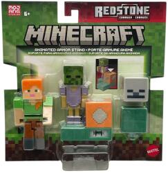 Mattel Set de joaca cu figurine, Minecraft, Redstone, Animated Armor Stand, JKK04 Figurina