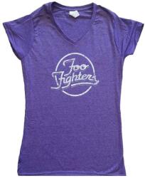 Foo Fighters Text Logo (Ex-Tour) Purple L Női Ing (FOOTS57LPU03)
