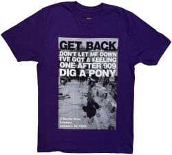 The Beatles Rooftop Shot Purple M Ing (BEATTEE429MPU02)
